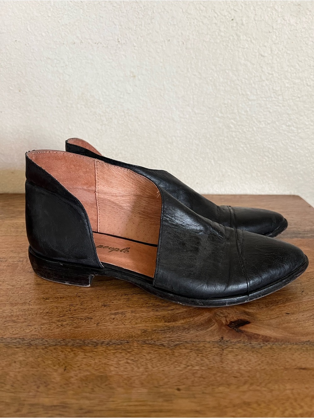 Free People Royale D'Orsay Flat Leather Sandals EUR 37